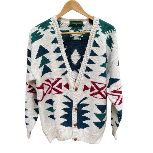 Vintage Embassy Row Mens A Special Edition Hand Knit Heavyweight Sweater Men's L - Picture 1 of 16